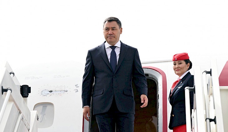 President of Kyrgyzstan arrives in New York City for crucial UN General Assembly visit 